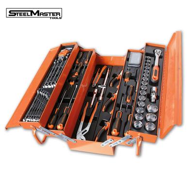 China Multi Set Mechanic Car Mechanical Socket Tool Boxes 1/2 Socket Wrench Garage Workshop Tool Sets Combo Sets With Tools for sale