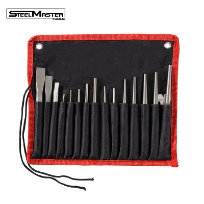 China Professional Carpenter Hand Tool Cold Woodworking Carpenter Woodworking Chisel Rotating Chisel Set and Punch for sale