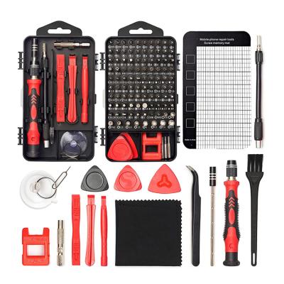 China Multi-Used Head Screwdriver Mobile Tool Kit 124 Piece Combo Electronics Repair Tool Screwdriver Set Sets Tool Sets for sale