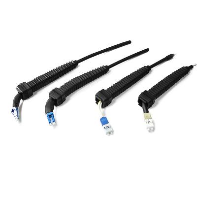 China FTTA IP67 IP67 PDLC-DLC 7.0mm NNO Boot CPRI Patch Cord Duplex LC Outdoor Waterproof Fiber Optic Cable RRU RRH for sale