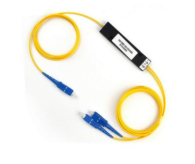 China FTTH Passive Components PLC Splitters 1*2 Fiber Optic Splitter And Coupler for sale