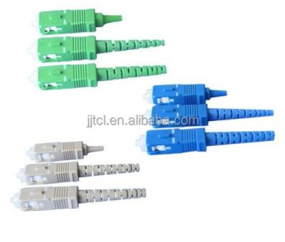 China Multi-piece type or one-piece type is telecom equipment OEM 0.9mm 2.0mm SC simplex multimode duplex 3.0mm fiber optic connector available for sale