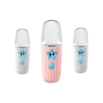 China Mini USB Rechargeable Portable Electric Water Moisturizer Facial Nano Beauty Mist Sprayer for sale