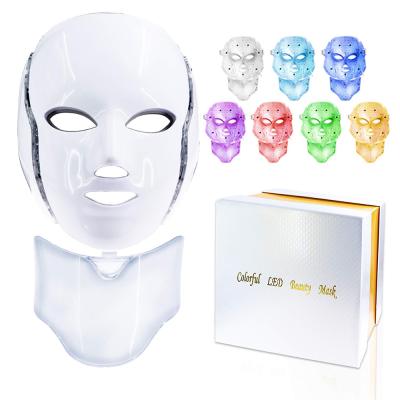 China Skin Tighten Dropshipping 7 Colors Led Mask Korean Photon Face Mask Machine Led Light Therapy Acne Face Mask Beauty for sale