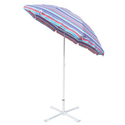 China Modern High Quality Slanted Metal Pole Beach Umbrellas Sea for sale