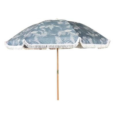 China Wholesale Modern Tassel Luxury Beach Umbrella for sale