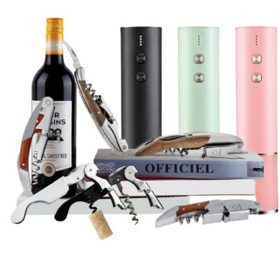 China Hot Selling Easy To Use Automatic Bottle Opener Low Noise Usb Charging Electric Wine Opener Gift Set for sale