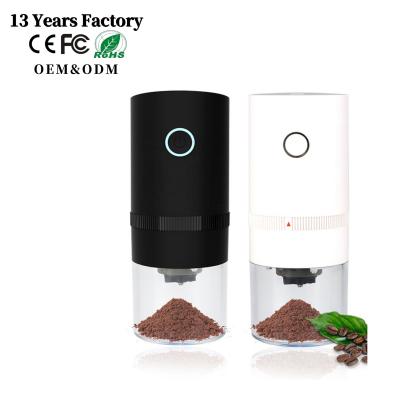 China Household Viable Hot Selling Coffee Grinder, High Quality Customized Electric Color Round Coffee Grinder for sale