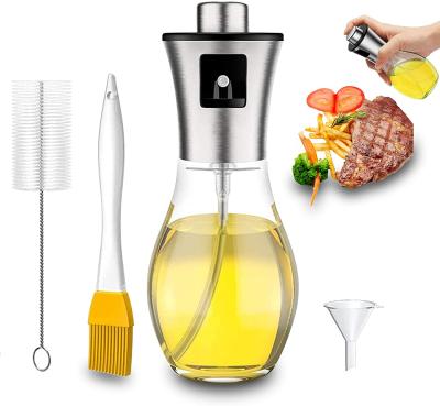 China Sustainable Oil Sprayer For Cooking Tools Glass Bottle Olive Oil Sprayer Bottle Mister Dispenser for sale