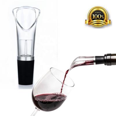 China Non-plastic Petaloid Plastic Wine Aerator Pouer Premium Aeration And Decanter Spout for sale