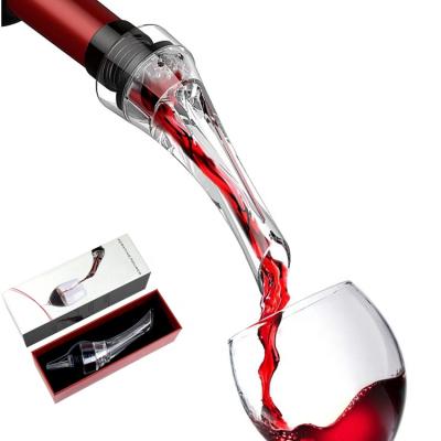 China Perfect Portable Wine Aerator Accessories Plastic Wine Pourer Aerating Decanter For Promotion for sale