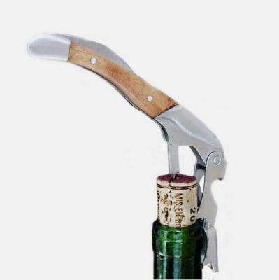 China Sustainable Premium Natural Wine Bottle Opener Customize And Foil Cutter Rosewood Servers Twist Somelier for sale