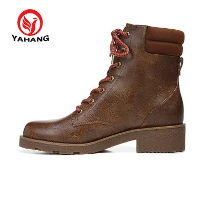 China Sexy Women Lightweight Boots Fashion Style Leather Upper Ankle Boot Custom Made Casual Shoes for sale