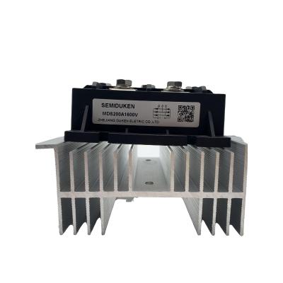 China DC Motor Control Welder Class Three Phase Bridge Rectilfier Diode MDS200A for sale