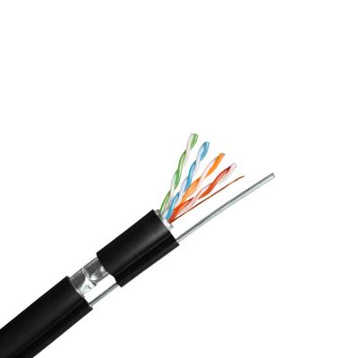 China Fluke Networks Outdoor Cat5e With Messenger Communication Cable CAT5E OUTDOOR FTP for sale