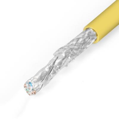 China IEEE DST 802.3bq-2016 CAT8 Patch Cord Cable 40Gbps 2000Mhz LAN CAT 8 Ethernet Cable 24AWG for sale