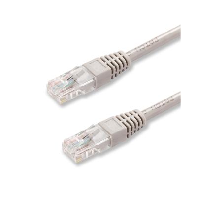 China Rj45 Cat5e Lan Round Utp Patch Cord Ethernet Cable For Communicate CAT5E UTP for sale