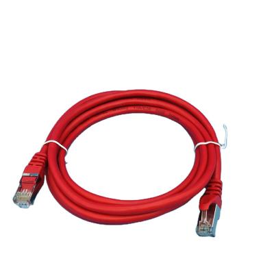 China Copper Factory Premium Lan Shielded Cat 6a SSTP Oxygen-Free Network Round Patch Cord (99.99% Purity) for sale