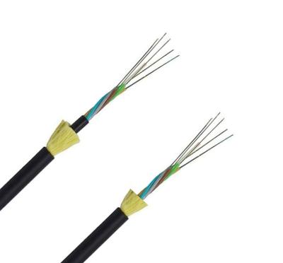 China Outdoor 12 Core 100/200/500/600 Meter Aerial Span Air ADSS Optical Fiber Cable for sale