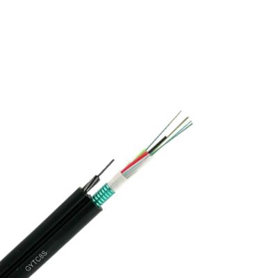 China GYTC8S 2Km Price SM Selfsuporting Manufacture Fibra Optica Aerial Figura 8 4 Core 4 Core Aerial Armored Fiber Optic Cable for sale