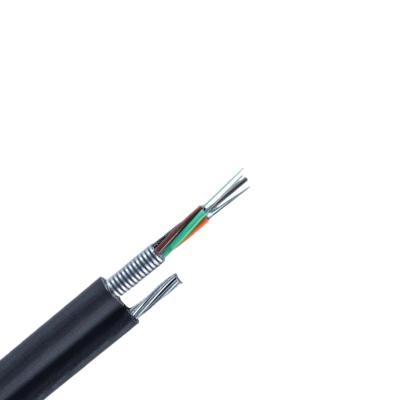 China GYTC8A 6 Core 2Km Manufacturing Price Aerial Singlemode Self-suporting Fiber Optic Cable for sale