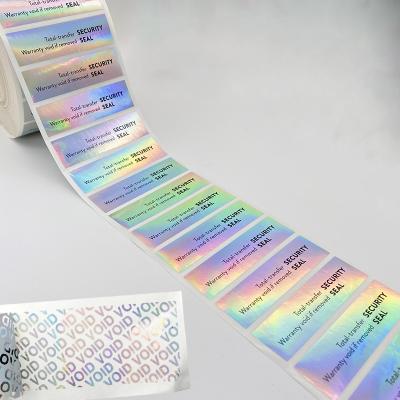 China Anti Counterfeit 3D Laser Hologram Sticker Vacuum Label Anti Counterfeit Stickers for sale