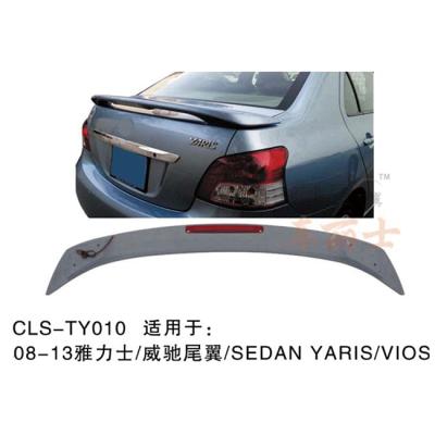 China TY010 Auto Rear ABS Wing Spoiler Fit For TOYOTA YARIS /VIOS+ L Sedan 2008-2013 for sale