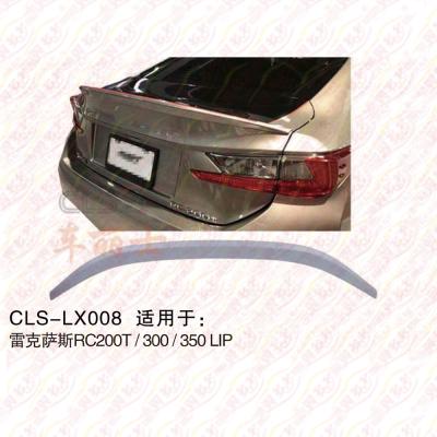 China LX008 ABS Rear Car Lip Rear Spoiler For LEXUS RC200T/300/350 for sale