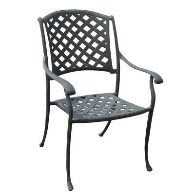 China Western Style Cast Aluminum Furniture Outdoor Garden Furniture Patio Classic Dining Chair for sale