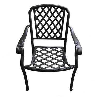 China Western Style Cast Aluminum Furniture Outdoor Garden Furniture Patio Sets Martini Dining Chair for sale