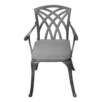 China Western Style Cast Aluminum Furniture Outdoor Garden Furniture Patio Weston KD Armchair for sale