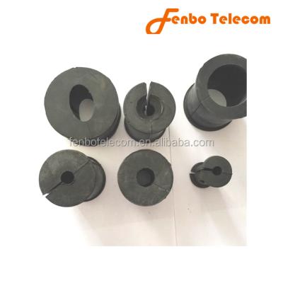 China Telecommunication Elliptical Waveguide For Coax, Fiber, Power Cables Use EPDM Rubber Barrel Cushions for sale