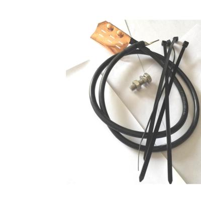 China Telecom Copper Ground Grounding Kits With Cable Tie For 1/2