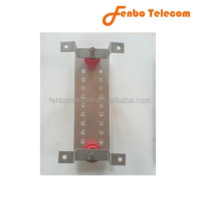 China Telecommunication Copper Grounding Buss Bar 4, 6, 10, 12 and 24 Holes Coaxial Groundings for sale