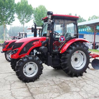 China Cheap farms Chalion brand 4 wheel 80HP agricultural tractor/Chinese small farm tractors with disc plow for sale in Romania for sale