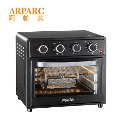 China Healthy Oil Free Heating Oven Mechanical Air Fryer Over Heat Protection Commercial Electric Air Fryer Oven Suitable 25L Size for sale