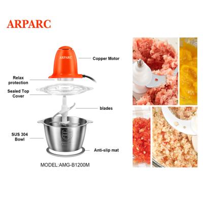 China Household Kitchen Accessory Vegetable Tools Baby Food Processor Gift Orange Green Yellow OEM 1.75L Cup for sale