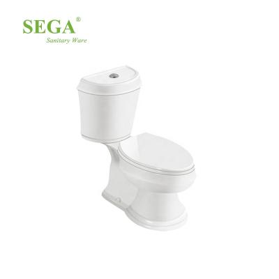 China Double-Flow M-9810T Sanitary Ware Toilet Floor Water Saving Toilet WC Ceramic Two Piece Toilet 2 Pieces for sale