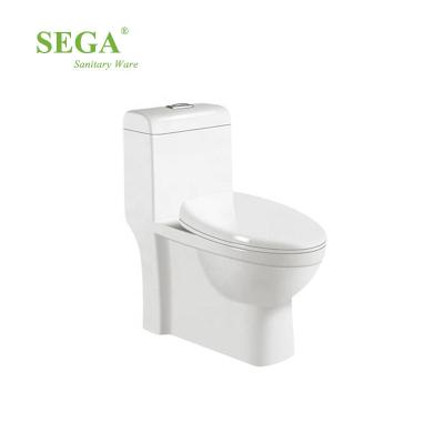 China M-9324 Sanitary Ware Cistern Concealed Ceramic Siphonic Toilet Factory One Piece Toilet for sale