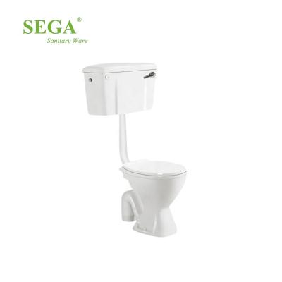 China M-9841T Contemporary Chinese Bathroom Commode Ceramic Toilet Flushing Siphonic Two Piece Toilet for sale