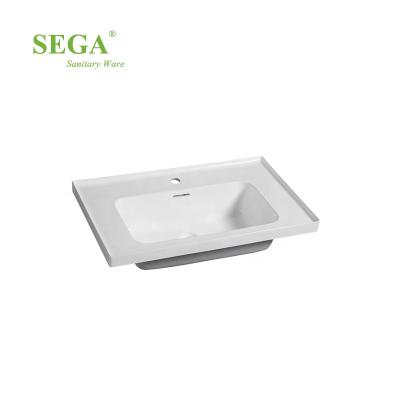 China A-5080A Factory Clean Ceramic Basin Sink Easy Clean Ware Wash Room Wash Cabinet Sanitary Basin for sale