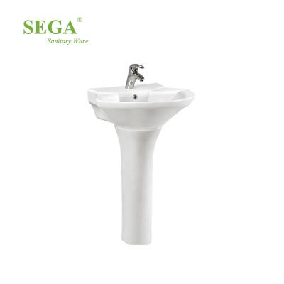 China P-7049 Polished Luxury Pedestal Washbasin Hook Basin Hot Sales Above Counter Sink For Bathroom for sale