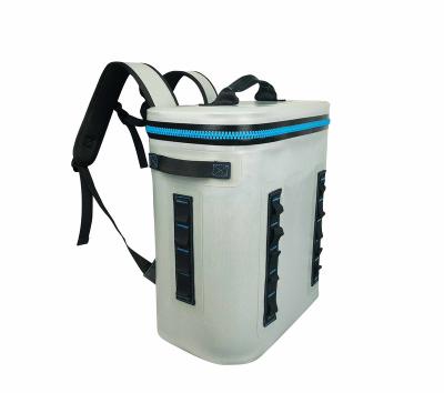 China 20L Large Waterproof TPU Food Thermal Bag Insulated Cooler Backpack for sale