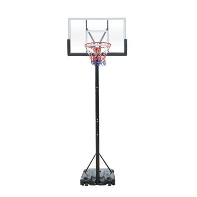 China Outdoor Basketball Court Factory Outlet 112x72cm OEM Steel And PVC Height Adjustable Basketball Stand For Youth for sale