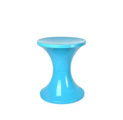 China Wholesale Round Foldable Office Plastic Sneaks Portable Foot Stool Plastic Seat Stools for sale