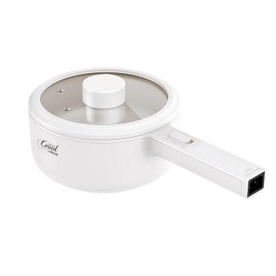 China Sustainable Environmental Friendly Electric Hot Pot Mini Cooking Pot Multi Function Cooking Frying Pan Non Stick Ceramic Coating Cooking Pot for sale