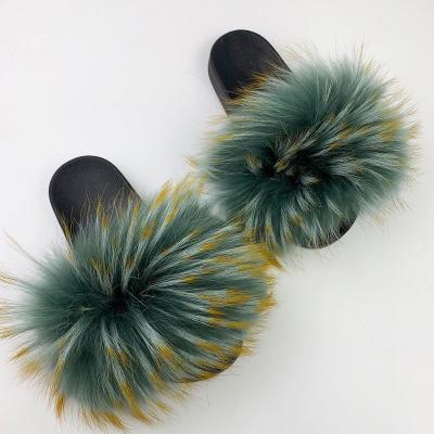 China Dropship Best Selling Dropship Ladies Slippers Women Fluffy Fur Slippers for sale