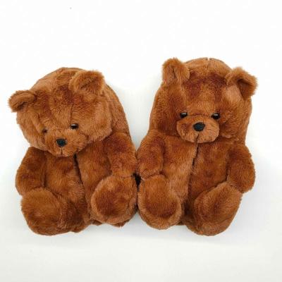 China Fashion Trend Latest Teddy Bear Slippers Plush Slippers Plush Slippers New Listing for sale