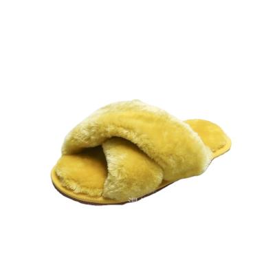 China Damping Hermez Slippers Hot Sale Single Fur Slippers With Big Discount for sale