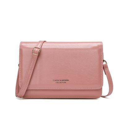 China 2021 Classic Style PU Girl Multifunction Cell Phone Bags Small Messenger Bags Crossbody Classical High Capacity Ladies Shoulder Bags for sale